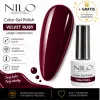 Lakier Hybrydowy Bordo Velvet Ruby no. 298 NILO Perfect Nails 10ml